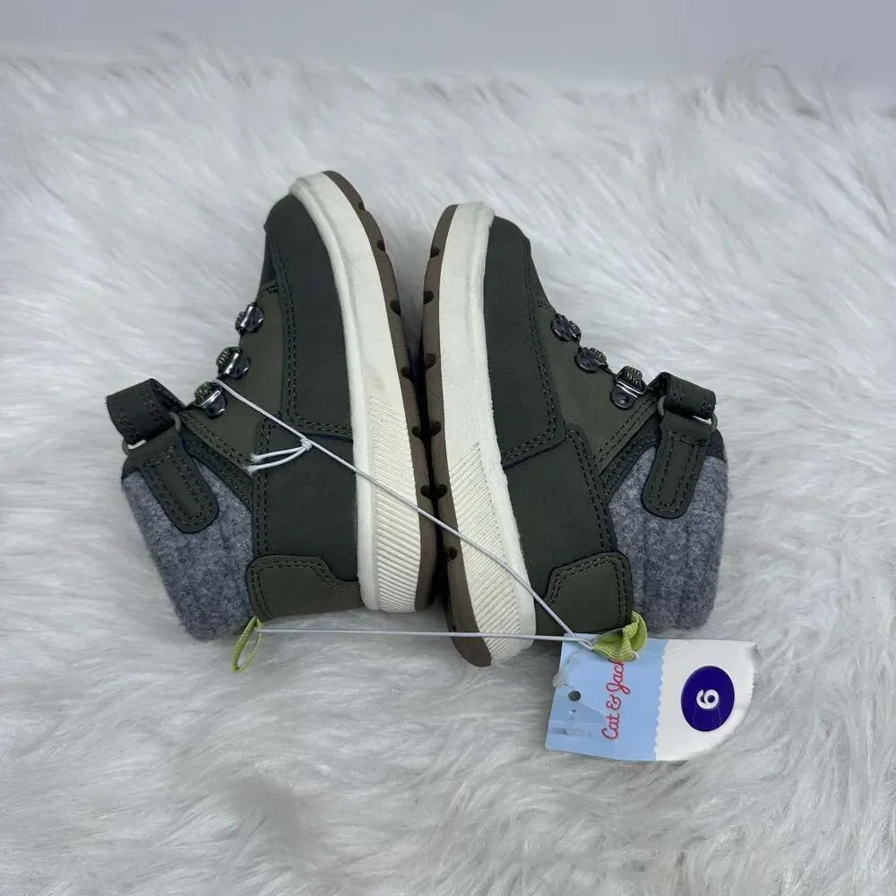 Cat & Jack Toddler Felix‎ Sneaker Boots Green